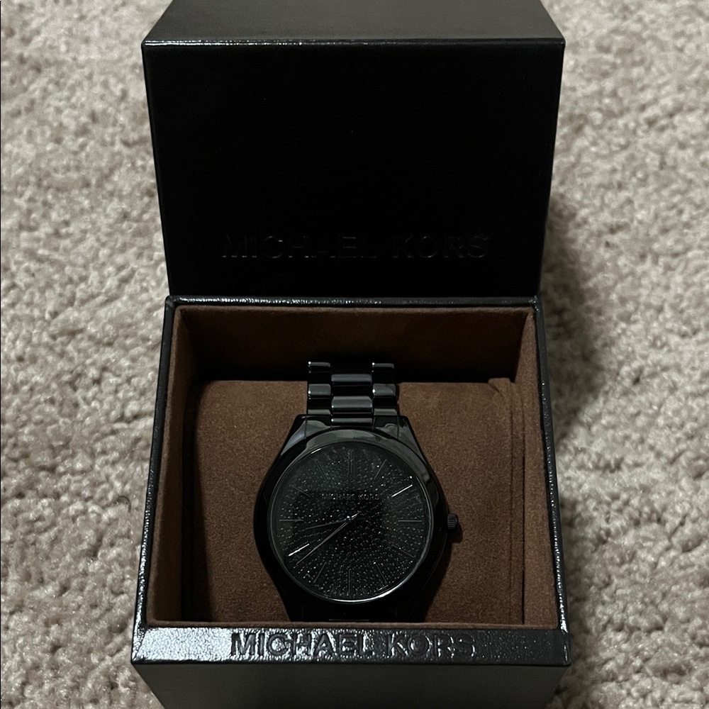 NWOT Michael Kors Gun Metal Women’s Watch